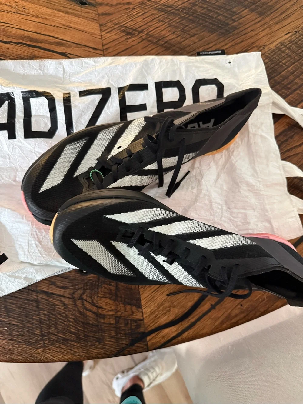 Adidas Adizero Ambition men’s running spikes size 9 - Picture 3 of 5